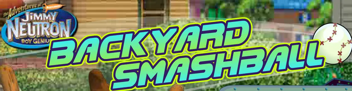 Jimmy Neutron Backyard Smashball logo