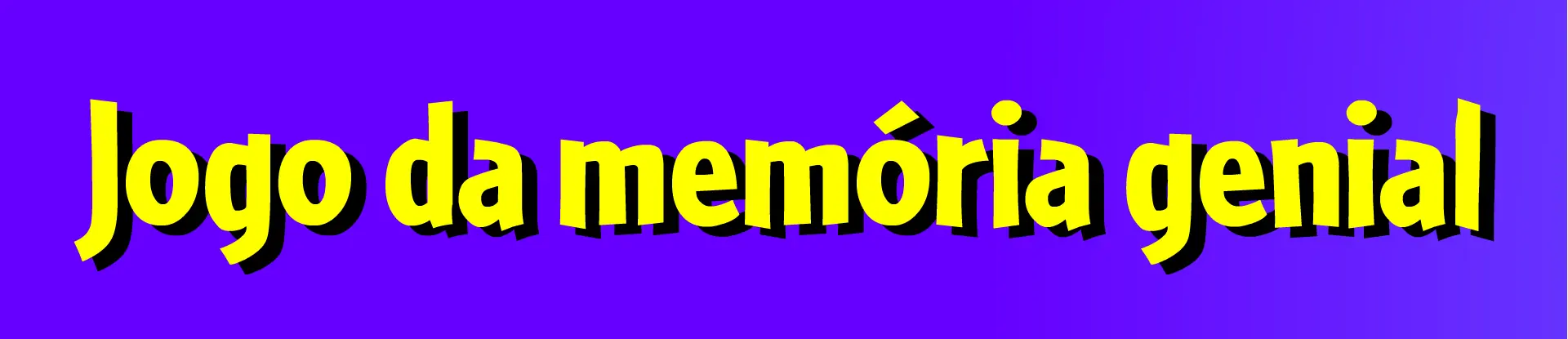 Jogo da Memória Genial logo