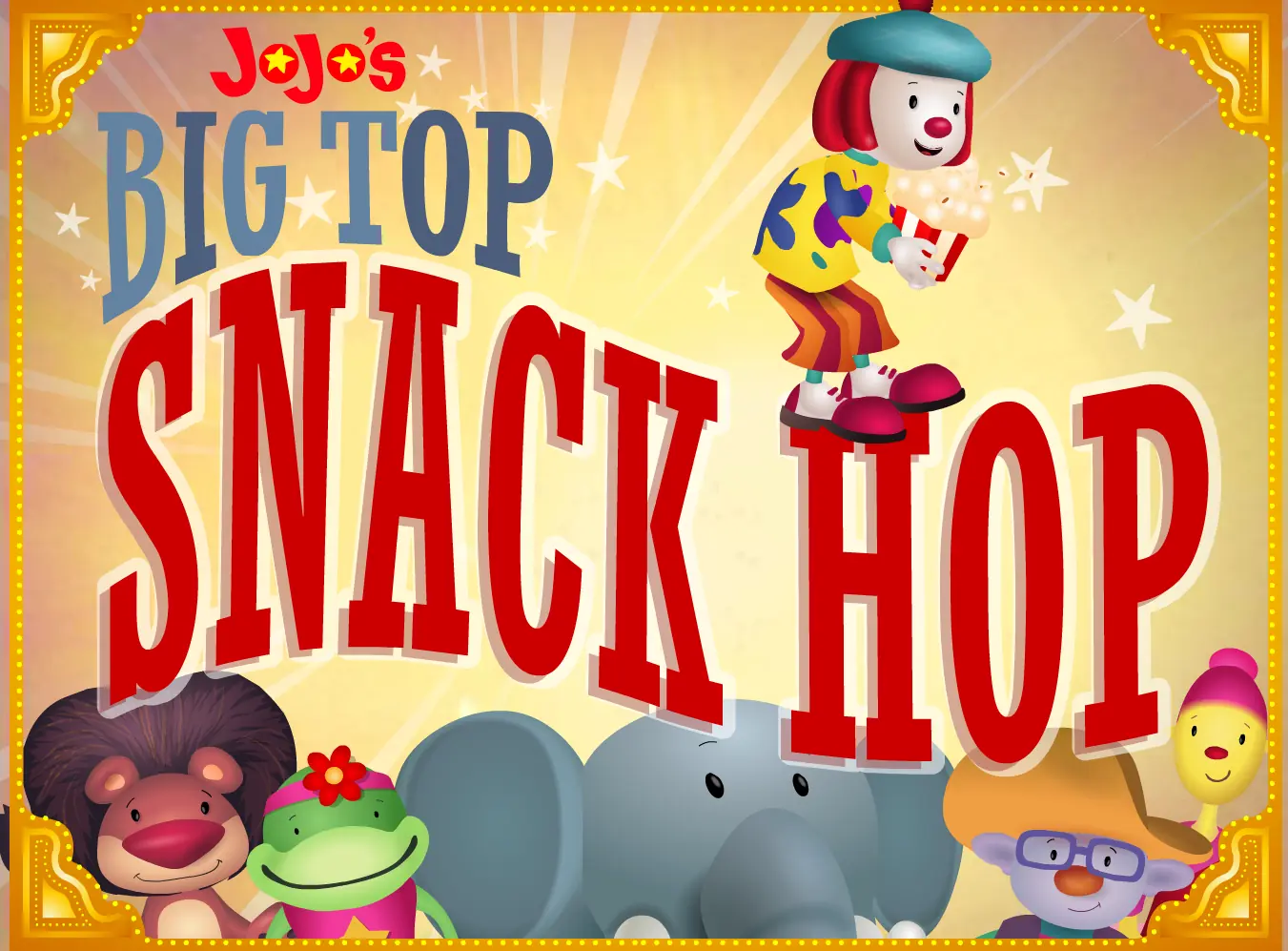 Jojo's Big Top Snack Hop logo