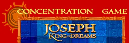Joseph: King of Dreams - Concentration Game logo