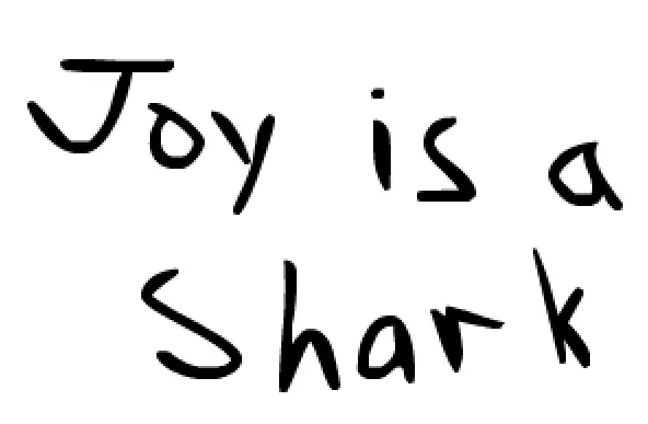 Joy is a Shark logo