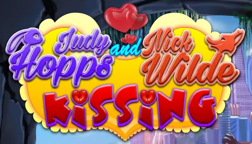 Judy Hopps and Nick Wilde Kissing logo