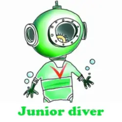 Junior diver 5 Differences logo