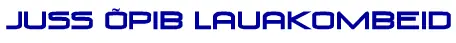 Juss Õpib Lauakombeid logo