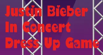 Justin Bieber In Concert Dress Up Game logo