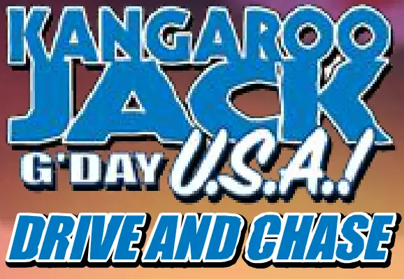 Kangaroo Jack G'Day U.S.A Drive and Chase logo