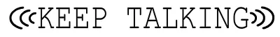Keep Talking logo