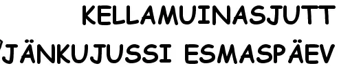 Kellamuinasjutt Jänkujussi Esmaspäev logo