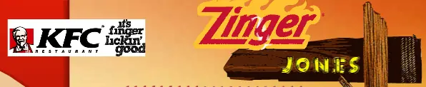KFC Zinger Jones logo