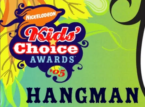 Kids' Choice Awards '05 Hangman logo