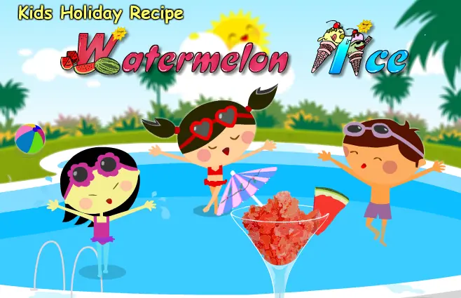 Kids Holiday Recipe Watermelon Ice logo