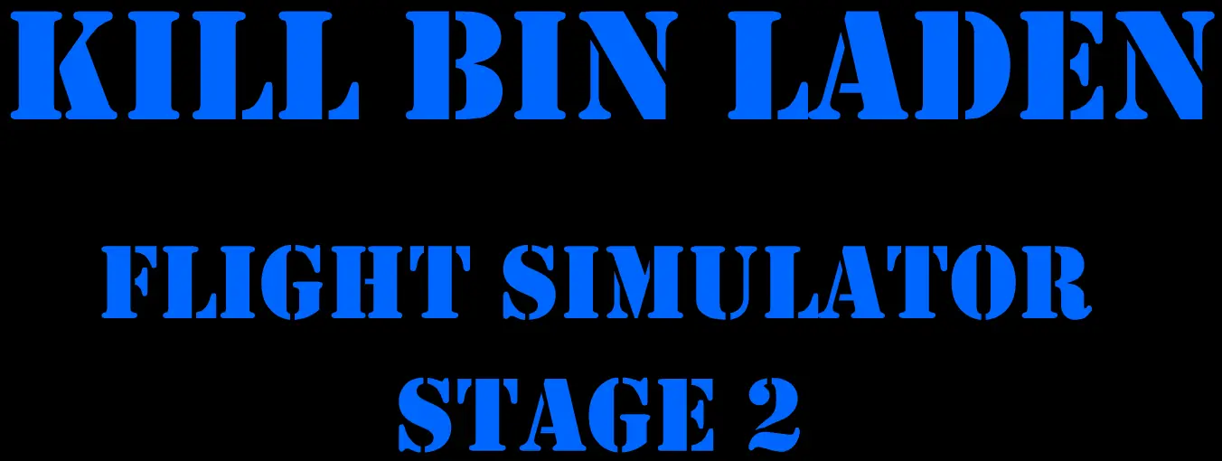 Kill Bin Laden Flight Simulator Stage 2 logo