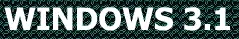 Kill Windows 3.1 logo