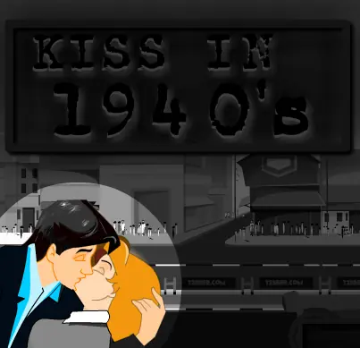 Kiss In 1940'S logo