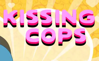 Kissing Cops logo