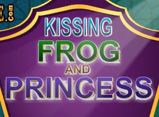 Kissing Frog and Princess logo