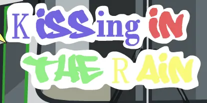 Kissing in the Rain logo