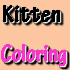 Kitten Coloring logo