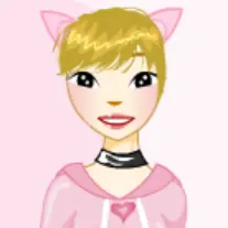 Kitty Girl Flash Dress Up Doll logo