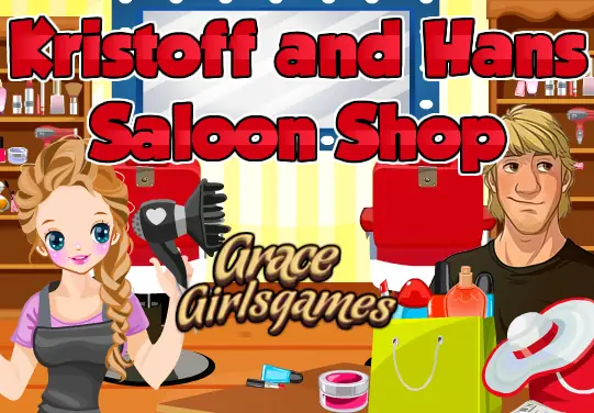 Kristoff and Hans Saloon Shop logo