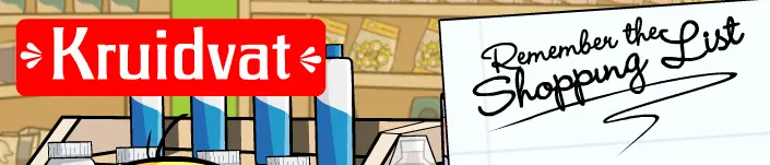 Kruidvat Remember the Shopping List logo