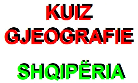 Kuiz Gjeografie Shqipëria logo