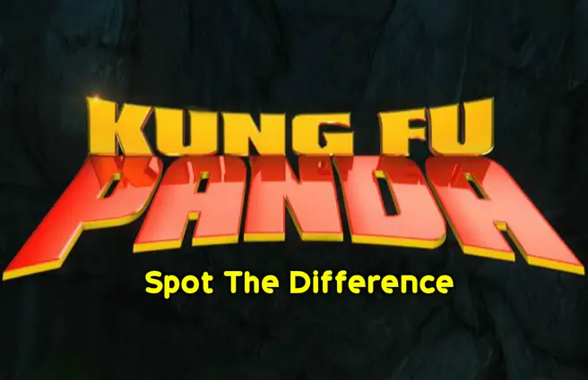 Kung Fu Panda: Spot The Difference logo