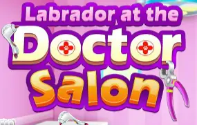 Labrador at the Doctor Salon logo