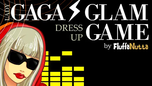 Lady Gaga Glam Dress Up Game logo
