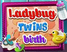 Ladybug Twins Birth logo