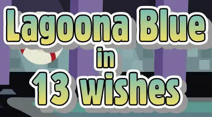 Lagoona Blue in 13 wishes logo