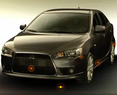 Lancer Sportback Microsite logo
