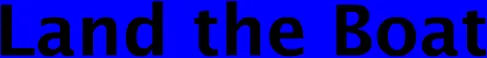 Land the Boat logo