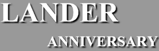 Lander Anniversary logo