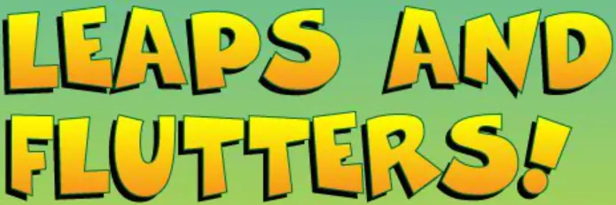 Leaps and Flutters! logo