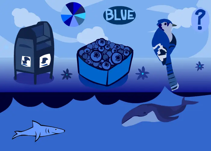 Learn about the color Blue logo
