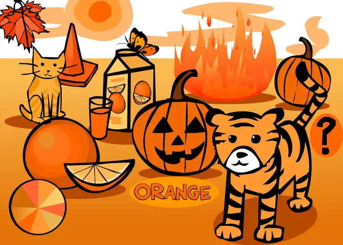 Learn about the color Orange logo