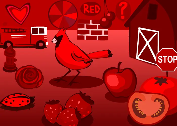 Learn about the color Red logo