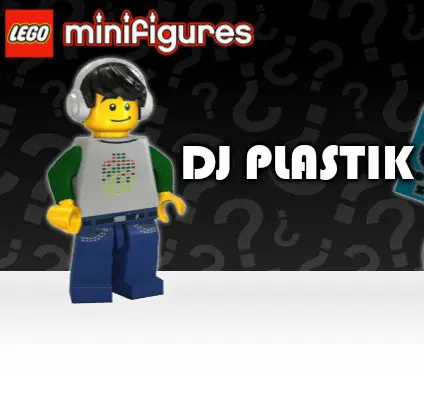 LEGO Minifigures: DJ Plastik logo
