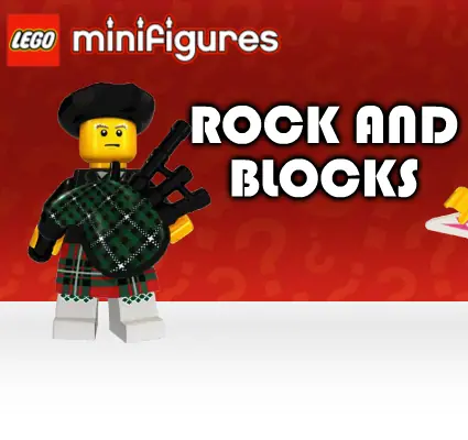 LEGO Minifigures: Rock And Blocks logo