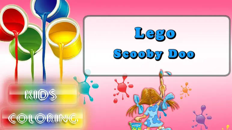 Lego Scooby Doo Kids Coloring logo