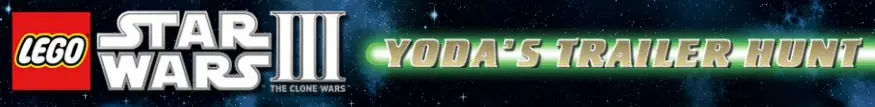 LEGO Star Wars III: The Clone Wars: Yoda's Trailer Hunt logo