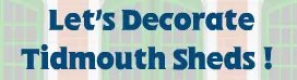 Let's Decorate Tidmouth Sheds logo