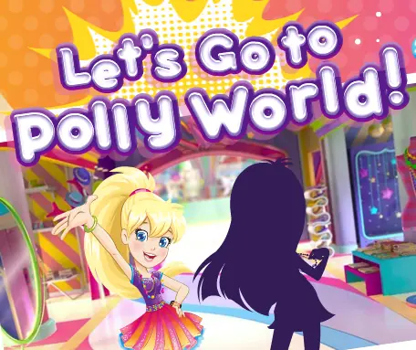 Let's Go to Polly World! logo