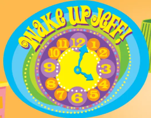 Let's Wake Up Jeff! logo