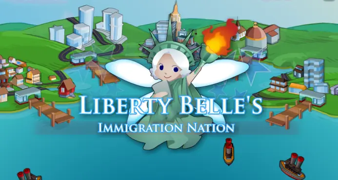 Liberty Belle's Immigration Nation logo