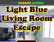 Light Blue Living Room Escape logo