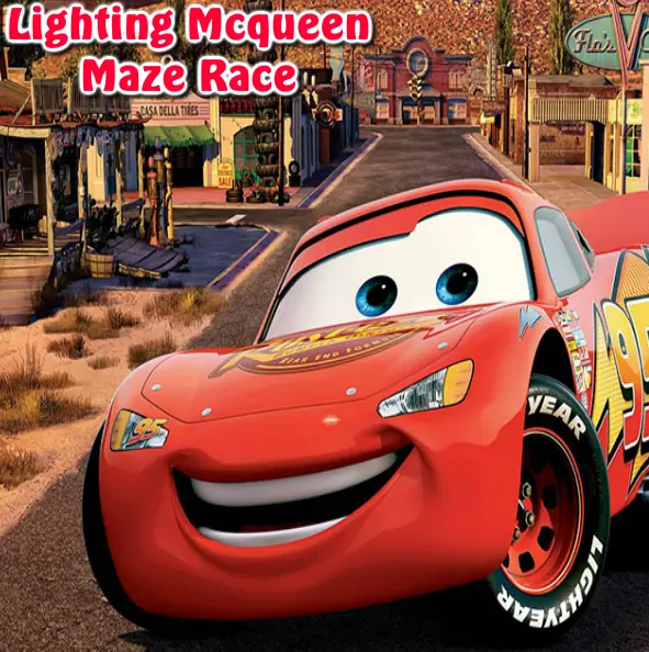 Lightning Mcqueen Maze Race logo