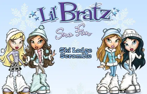 Lil Bratz: Sno Fun - Ski Lodge Scramble logo