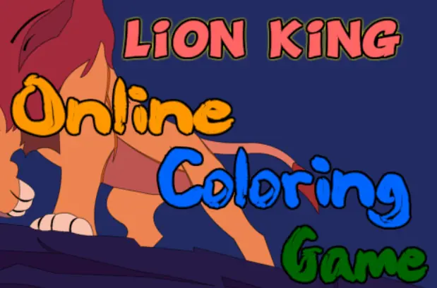 Lion King Online Coloring Game logo